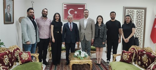 Muğla Genç İş İnsanları Derneği Başkanı Murat ATACAN, yeni yönetimleriyle birlikte Kaymakamımız Sayın Mehmet ERİŞ'i ziyaret ettiler.